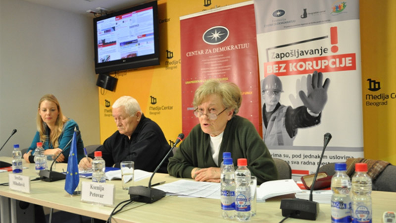 Konferencija za medije, 29.11.2013., Prezentacija publikacije Korupcija protiv dostojanstvenog rada